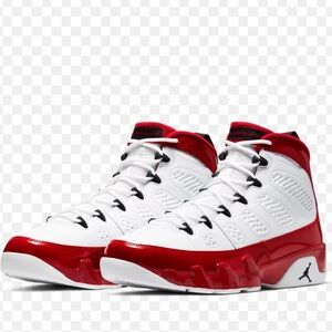 Jordan 9 White Gym Red